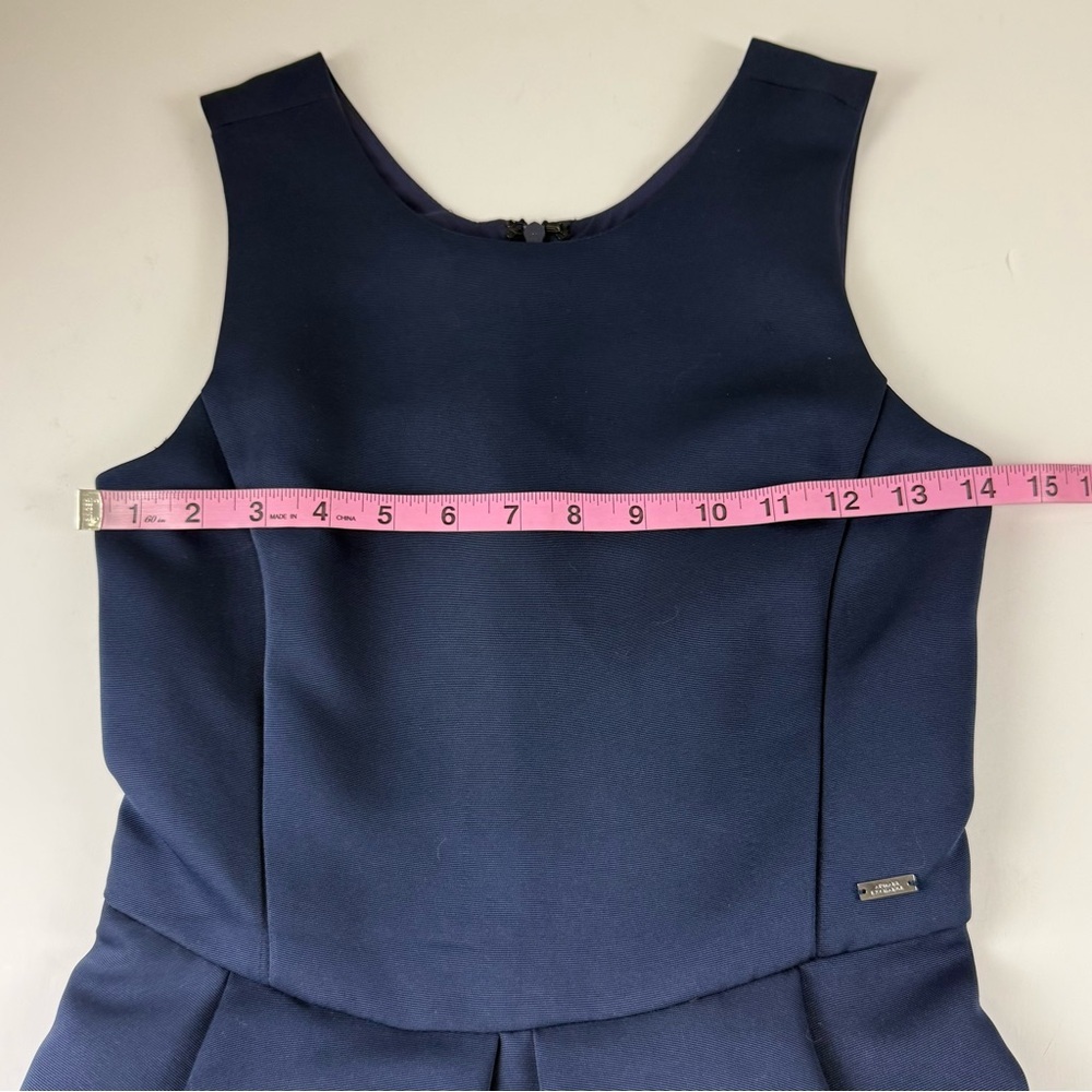 AX Armani Exchange Dress Womens 0 Blue Sleeveless Fit Flare - Picture 6 of 7
